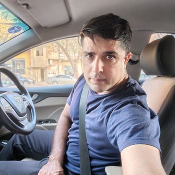 Bilal Ali, Pakistani driver, in Riyadh