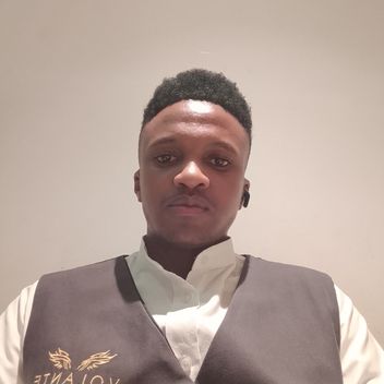 Wilson, Kenyan driver, in Dubai