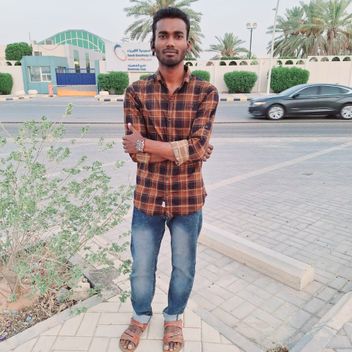 Rayhan , Bangladeshi driver, in Saudi Arabia